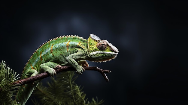 Fotografia professionale del National Geographic di un camaleonte