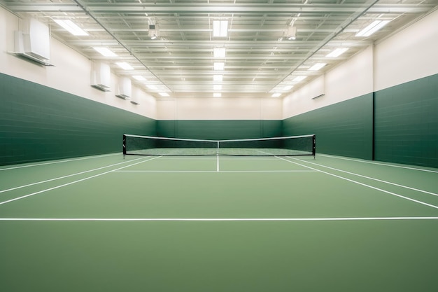 fotografia pubblicitaria professionale per campi da tennis al coperto