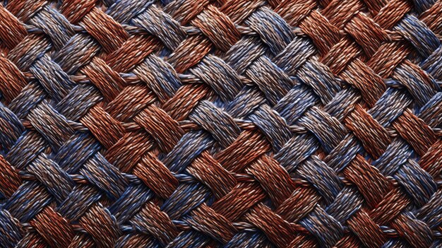 Fotografia sorprendente tessuta marrone e blu con vibrazioni dinamiche del pennello
