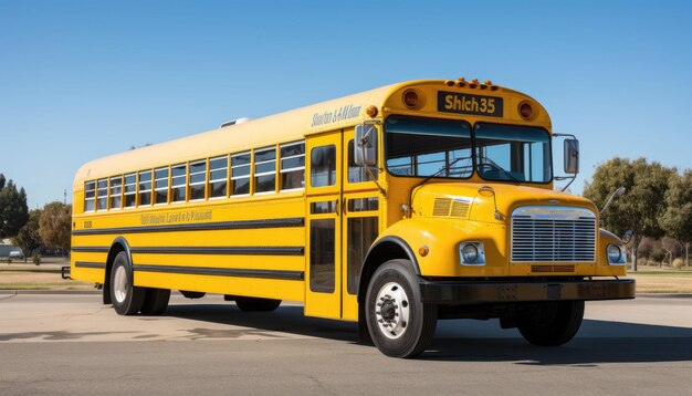 Fotografia stock di alta qualità di uno scuolabus americano giallo