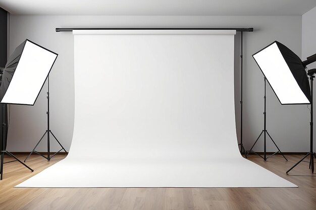 Fotografia Studio Backdrop Mockup