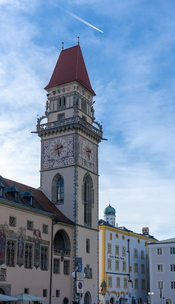 Fotografien der Stadt Passau in Niederbayern, Architektur und Tempel einer typischen Stadt in Deutsc
