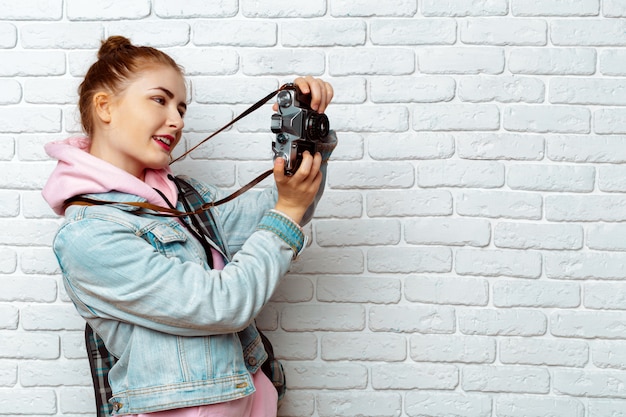 Fotografo viaggiatore donna