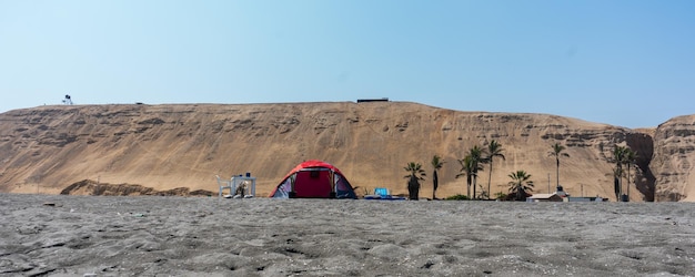 Fotolibro di un campo sulla spiaggia in Perù