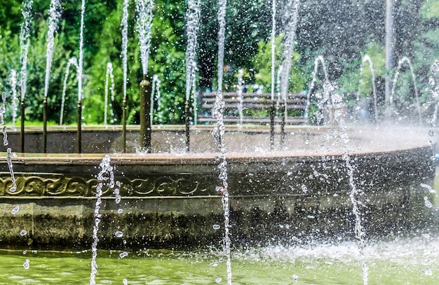 Fountain spray nel parco