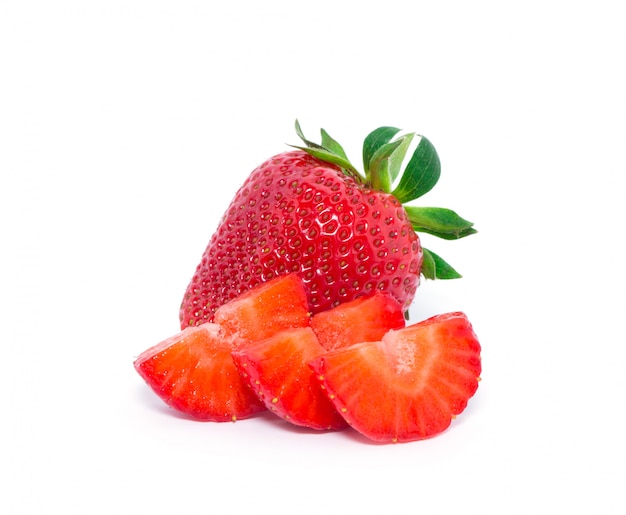 Fragole rosse fresche