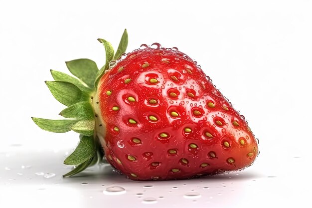 Fragole sullo sfondo bacche rosse succose fresche e dolci