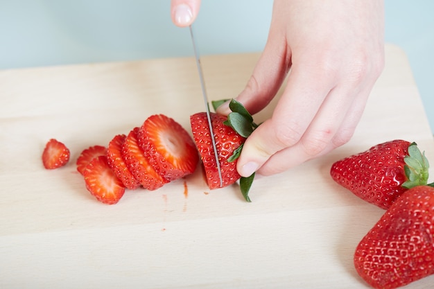 Fragole taglio donna