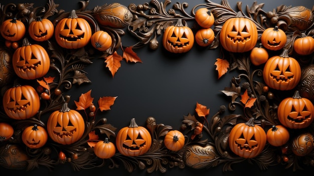 Frame di confine per la festa di Halloween