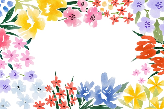 Frame png di fiore estivo sfondo trasparente