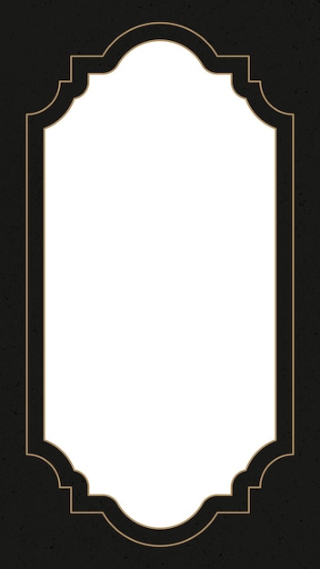 Frame Png in oro in stile vintage