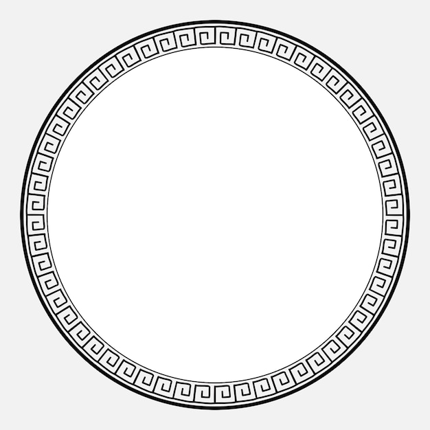 Frame png modello di blocchi di legno orientale cerchio nero nel tema del Capodanno cinese