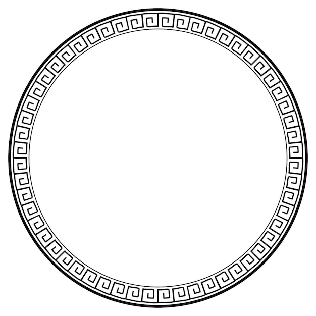 Frame png modello di blocchi di legno orientale cerchio nero nel tema del Capodanno cinese