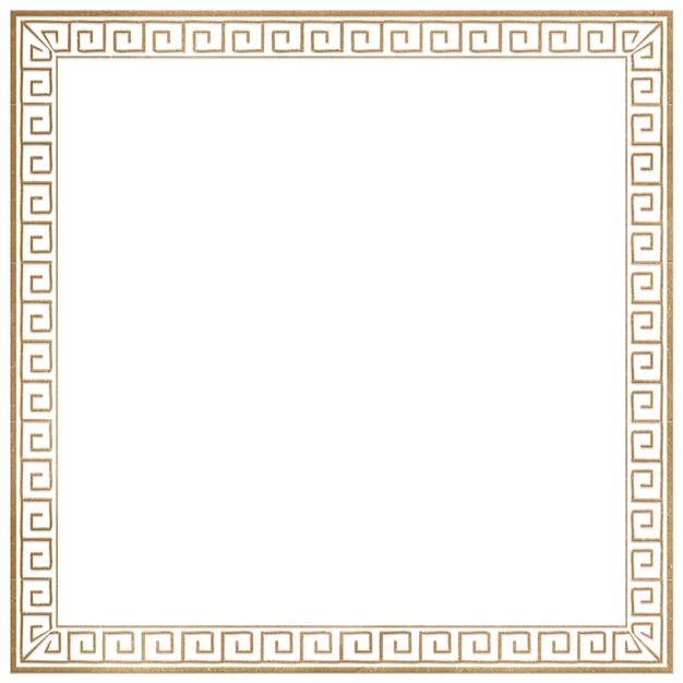 Frame png oriental woodblock pattern quadrato d'oro nel tema del Capodanno cinese
