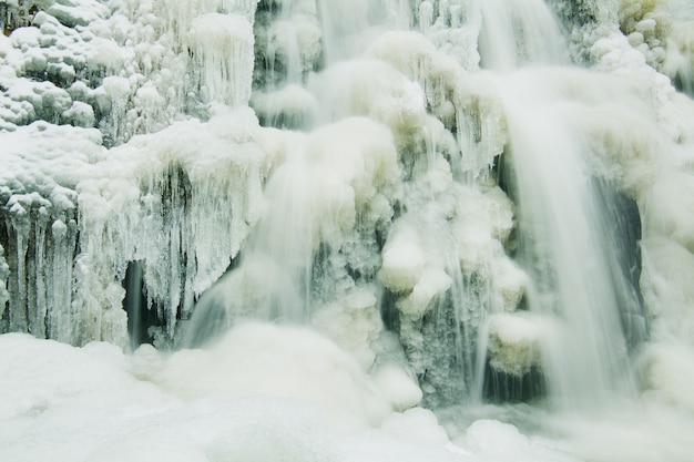 Frammento di una cascata ghiacciata