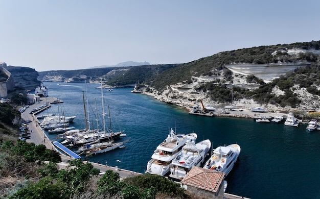 Francia Corsica Bonifacio veduta del porto