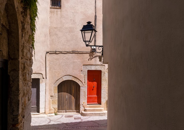 Francia Costa Azzurra e Costa Azzurra strade panoramiche del vecchio centro storico di Antibes