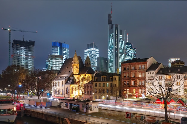 Francoforte sul Meno al mattino, Germania