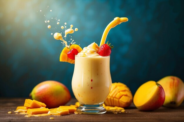 Frappè al mango con spruzzata