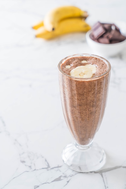 frappè alla banana al cioccolato