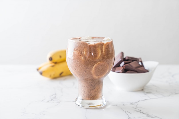 frappè alla banana al cioccolato