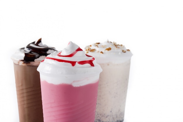 Frappè alla fragola e cioccolato