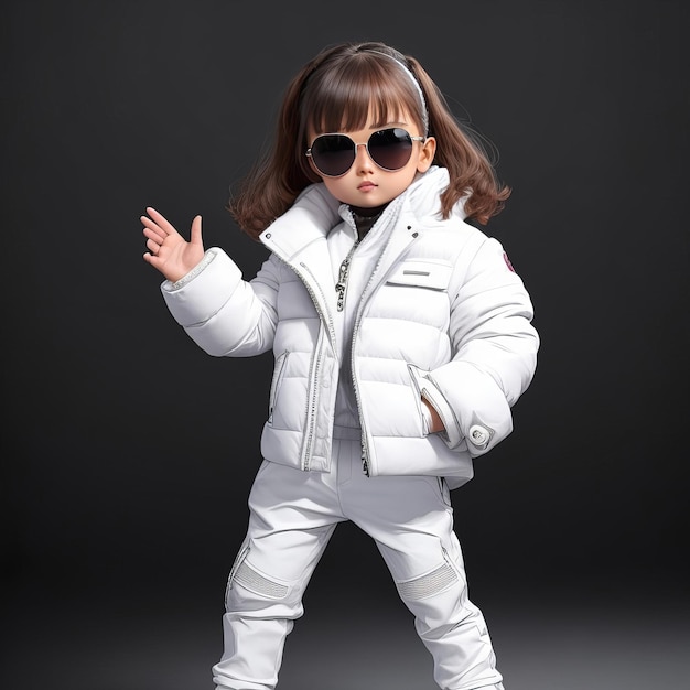 Free Young Men and Baby Fashion Posing in inverno Dress Shirt o Pantaloni Elegant Generative AI