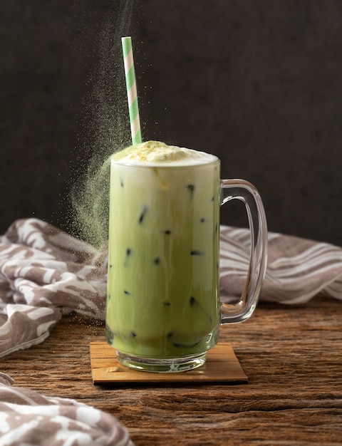 Freschezza della bevanda della bevanda del latte di matcha di Greentea