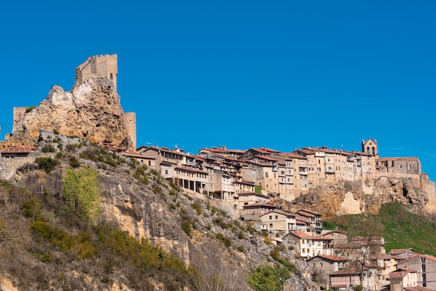 Frias borgo medievale a Burgos, Castiglia e Leon, in Spagna.