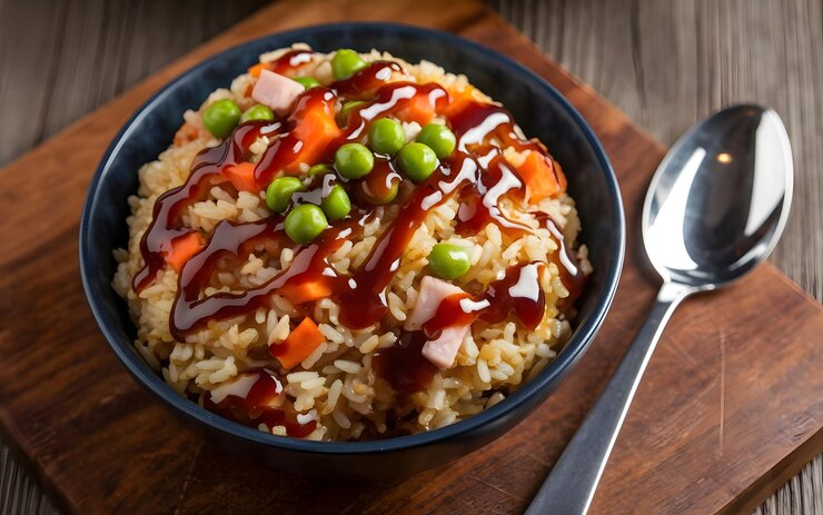 Fried Rice with Sauce