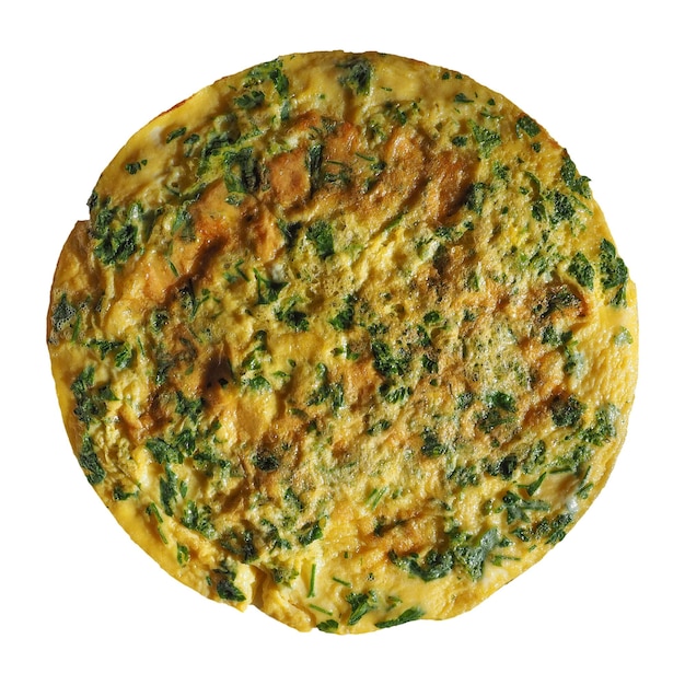 Frittata di prezzemolo e coriandolo