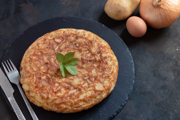 Frittata spagnola di patate e cipolle