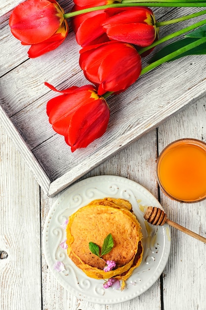 Frittelle di colazione mattutina