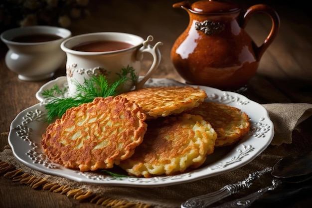 Frittelle di patate croccanti all'esterno e morbide all'interno