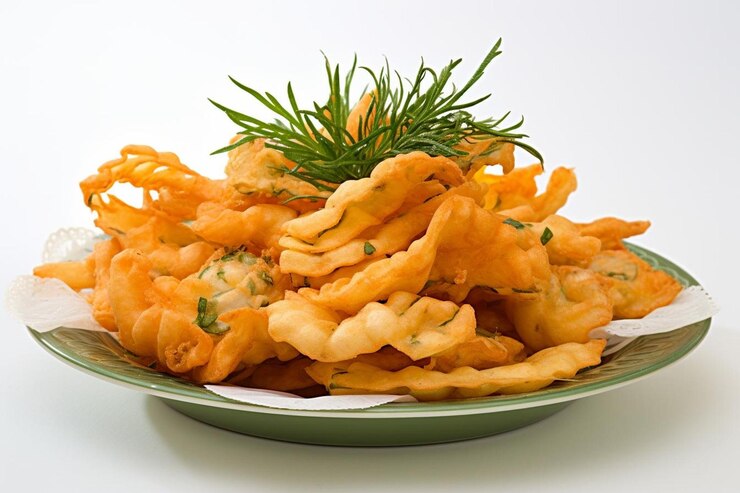 Foto fritto misto con erbe croccanti delizioso delizioso fritto misto immagine