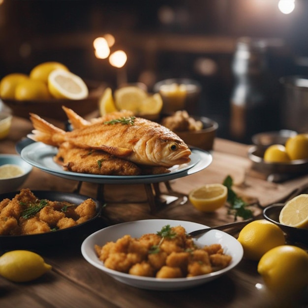 Frittura di pesce al limone