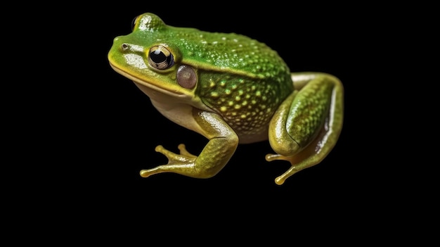 Frog in Water HD 8K sfondo di carta da parati Immagine fotografica