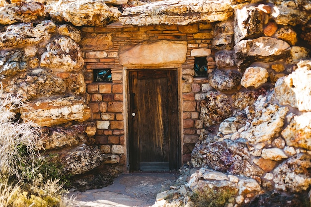 Front Door antico nel parco nazionale Mary Colter Building del Grand Canyon