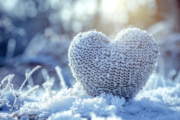 Frosted Heartbeat Melody Wallpaper Bianco per il giorno di San Valentino