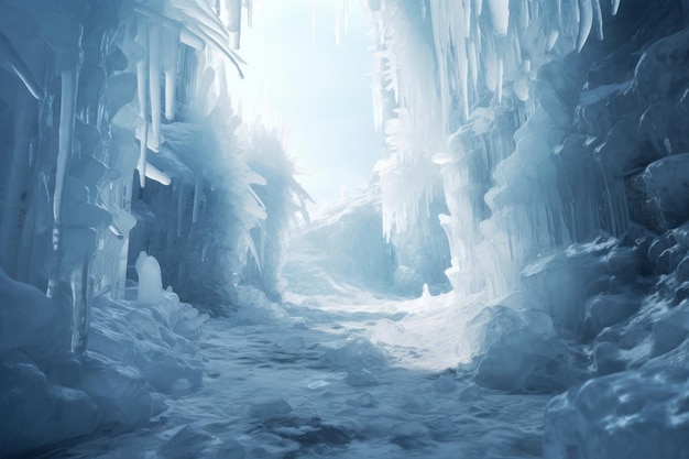 Frosty Fantasia Una sinfonia nel ghiaccio Foto congelata