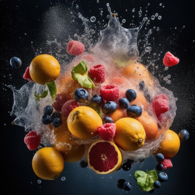 Fruity Explosion Perfetto per social media e pubblicità