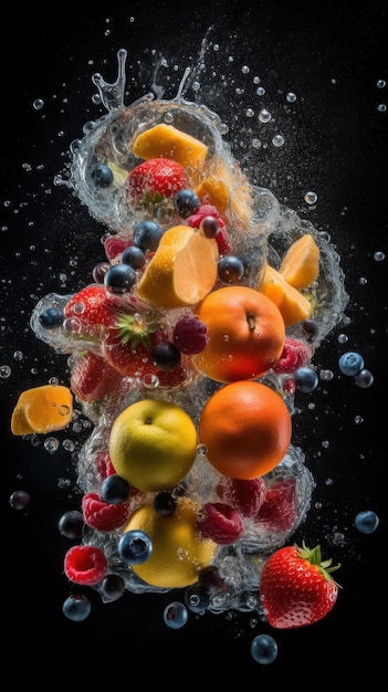 Fruity Explosion Perfetto per social media e pubblicità