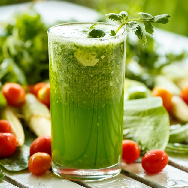 Frullati verdi con verdure