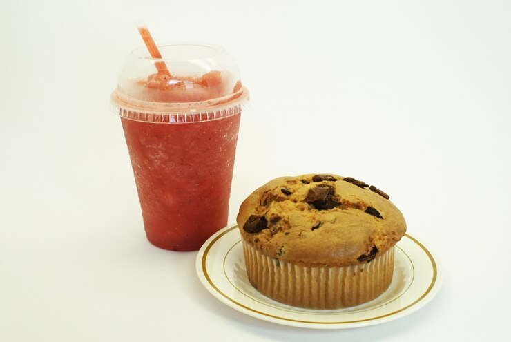 Frullato alla fragola e al cioccolato