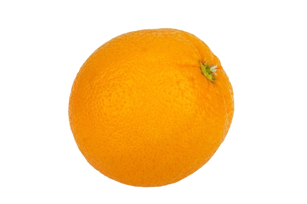 Frutta arancione isolato su sfondo bianco