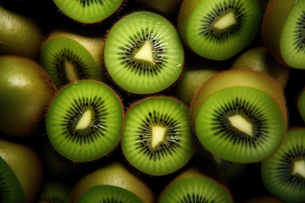 Frutta di kiwi come sfondo