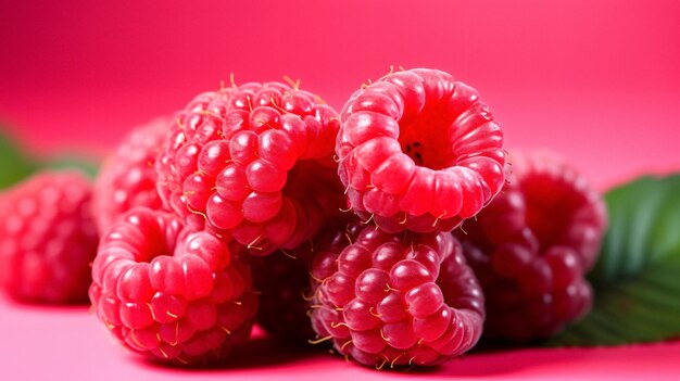 Frutta di lamponi dolci accanto a frutta di frutta matura di sfondo frutta di lampone matura succosa