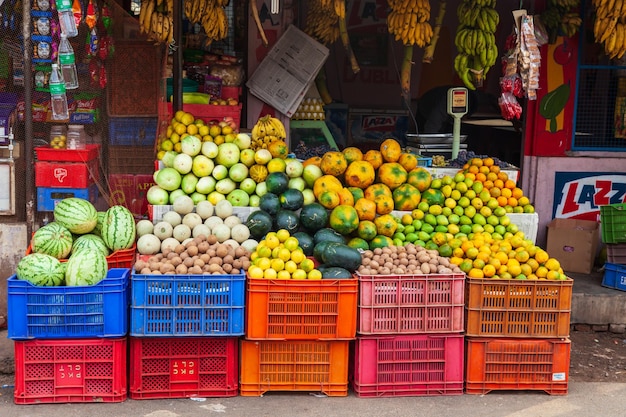 Frutta e verdura mercato India