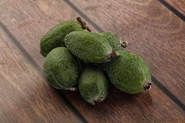 Frutta esotica di feijoa matura e dolce