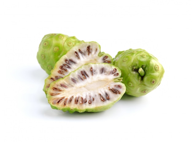 Frutta esotica - Noni su bianco